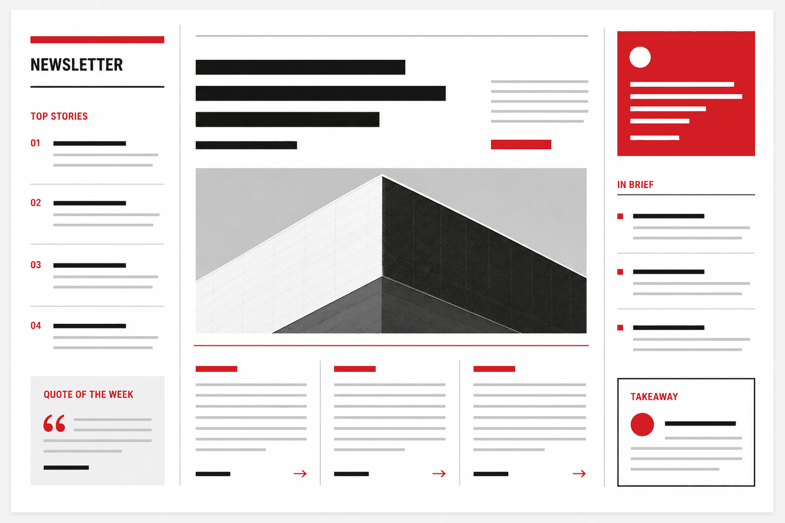 Modern sans template sample